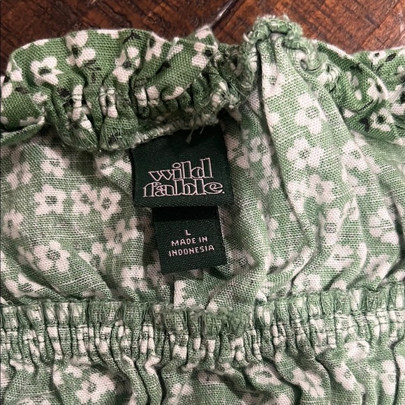Wild Fable Green Floral dress - Picture 2 of 3